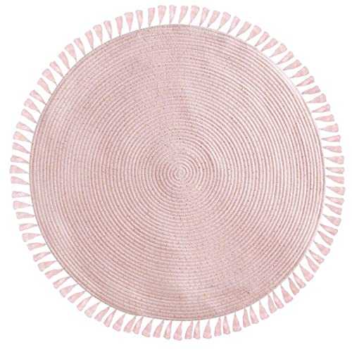 Atmosphera - Kinderteppich Lulu - Lurex - rosa D 90 cm - Rosa von ATMOSPHERA CREATEUR D'INTERIEUR