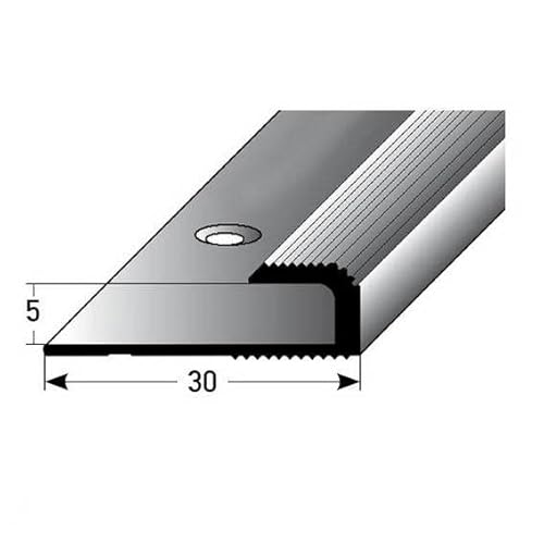 Einschubprofil | Aluminium | Silber | Breite 30 mm | Höhe 5 mm | Länge 900 mm | Gebohrt | Einfassprofil | 1 Stück von AUER