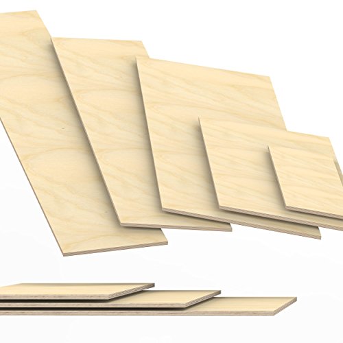 10mm Sperrholz-Platten Zuschnitt Länge bis 150cm Birke Multiplex-Platten Zuschnitte Auswahl: 100x50 cm von AUPROTEC