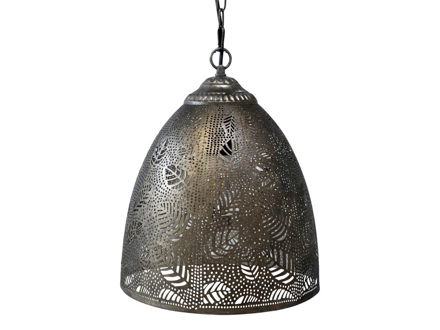 AURUM Hängeleuchte Chic Antique Vire Lampe mit Muster H36/D30 cm antique bronze von AURUM