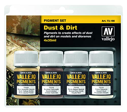 Vallejo Pigments Set 73190 Dust & Dirt (4) von Vallejo