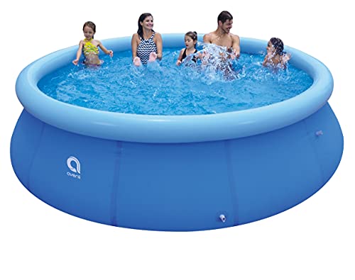 Avenli Pool 420 x 84 cm Family Prompt Set Pool Aufstellpool ohne Pumpe Pool-Set blau Gartenpool rund Schwimmbecken für Familien & Kinder (427 x 84 cm) von AVENLI