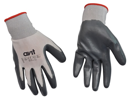 AVit AV13073 Arbeitshandschuhe, Nitrid beschichtet, Größe XL, Mehrfarbig von Avit