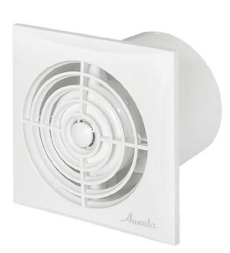 Awenta Badlüfter weiß Ø 100mm sehr leise + Leistungsstark WZ mit Bewegungsmelder/Nachlauf/Timer Lüfter Ventilator Deckenlüfter Wandlüfter Badventilator Ventilator von Awenta