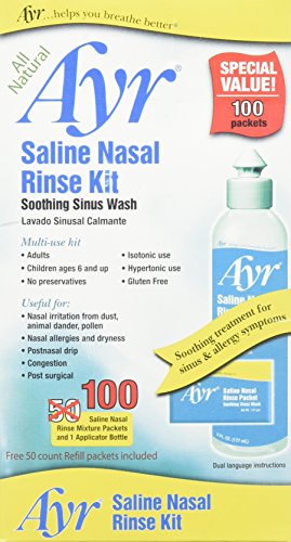 AYR, All Natural Saline Nasal Rinse Kit, 1 Ki von AYR