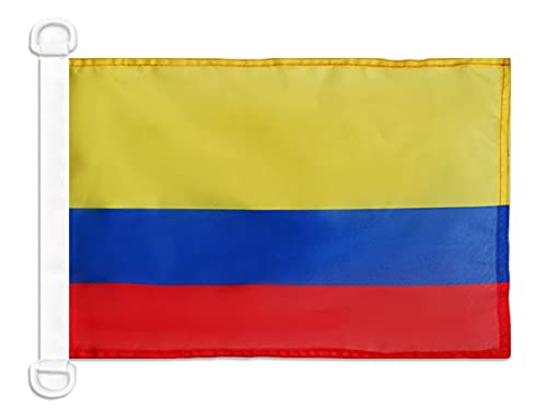 AZ FLAG BOOTFLAGGE Ecuador HANDELSFLAGGE 45x30cm - EKUADORIANISCHE NATIONALFLAGGE BOOTSFAHNE 30 x 45 cm Marine flaggen Top Qualität von AZ FLAG