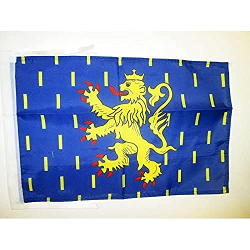 FLAGGE FRANCHE-COMTÉ 45x30cm mit kordel - FRANCHE-COMTÉ FAHNE 30 x 45 cm - flaggen AZ FLAG Top Qualität von AZ FLAG