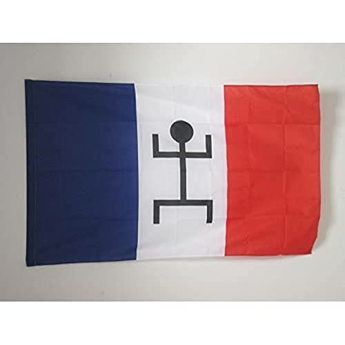 AZ FLAG Flagge FRANZÖSISCH-Sudan 1892-1959 150x90cm - FRANZÖSISCH-SUDANS Fahne 90 x 150 cm Scheide für Mast - flaggen Top Qualität von AZ FLAG