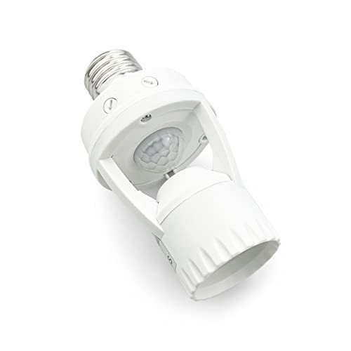 LED E27 Fassung für Bewegungsmelder, AC10-240 V, 60 W, max. 1 Stück, Weiß von Esoes