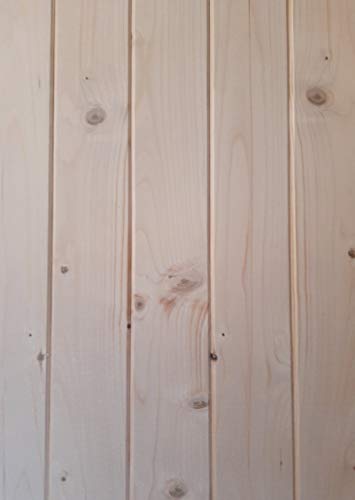 AZZAP Profilbretter Profilholz Fassadenprofil Fasebretter 11x90mm Länge:150cm Holz 20 St. von AZZAP