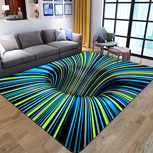 AZZRRO 3D rutschfeste Schmutzfangmatte Teppich, 100x120cm Türmatte optische Täuschung Fußmatte Bodenmatte für Innen- und Schützen Außen Küchenboden Flur Wohnkultur von AZZRRO