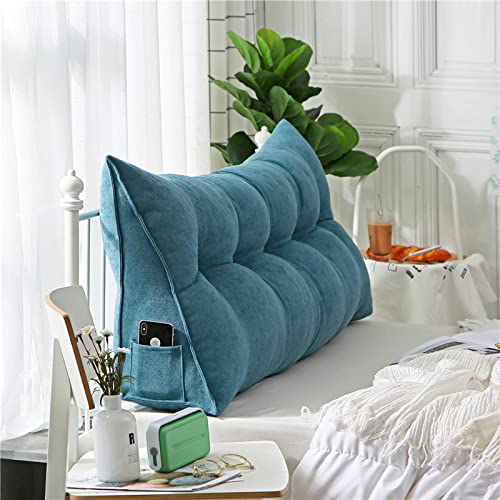 AZZRRO Dreieckige Bett Sofa Rest Lesen Kissen, Große Kopfteil Kissen, Daybed Kissen Rückenlehne Nackenrolle Kissen Unterstützung Positionierung Lange Kissen-Kissen200*50 * 20cm(79 * 20 * 8in) von AZZRRO