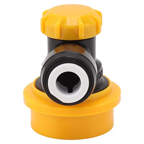 5/16 Zoll Double Tight, Push in Quick Connector Adapter Duotight Push in Fitting Ball Lock Quick Disconnect Push in Fitting Ball Lock Quick Disconnect KL20756 (Gelbe Flüssigkeit) von Aatraay