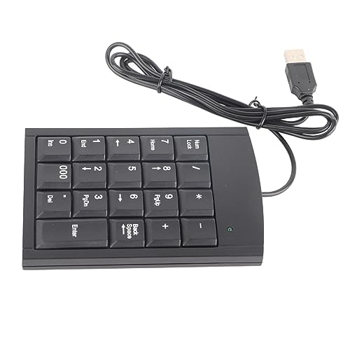 Aatraay Nummernblock für Laptop, USB-Nummernblock, 14 X 9 X 2, Tragbare -USB-Zifferntastatur, Zahlentastatur für Laptop von Aatraay