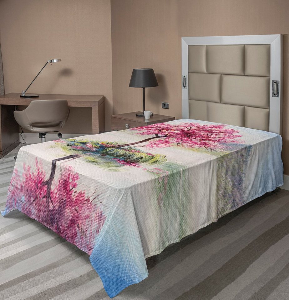 Betttuch weiches bequemes oberes Bettlaken dekoratives Bett 1 Stück, Abakuhaus, Sakura Japanischer Kirschbaum von Abakuhaus