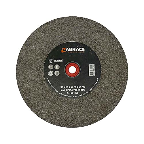 ABRACS PHGW25032A120 Tischschleifscheibe 250mm x 32mm x 120g AL/OX von ABRACS