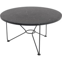Acapulco Design - The Low Table, H 36 x Ø 65 cm, Terrazzo / tierra black von Acapulco Design