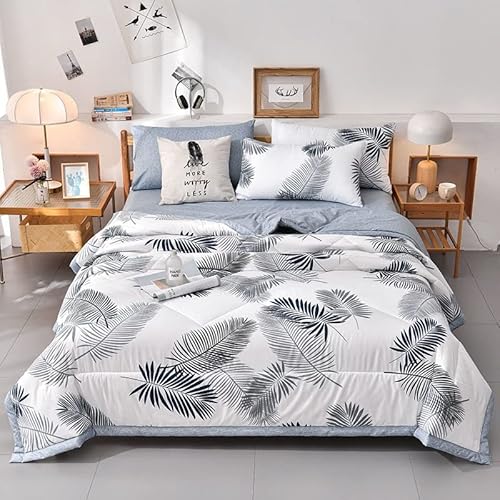 Soft Touch Steppdecken，Kühldecke Sommerdecke，Microfaser Sommer Steppbett Im Wende-Design Schlafdecke Daunendecke Sommer Steppbett Leichtsteppbett Microfaser Steppdecke ( Color : G , Size : 150x200cm ) von Acdler