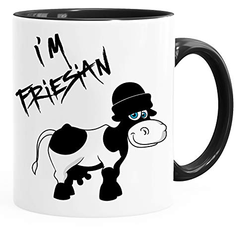 Acen Merchandise I'm FrIesian! - Fun Keramik Tasse Kaffee Tee Becher Perfekt Valentines/Ostern/Sommer/Weihnachten/Geburtstag/Jahrestag Geschenk von Acen Merchandise