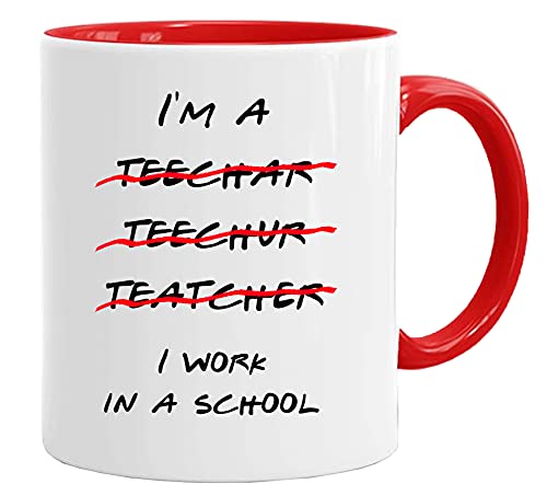 I'm a teacher | lustige Lehrer Tasse | Beidseitig Bedruckt | lustige geschenke | Lehrer -/Schule/Abschied/Lehrer-Geschenk/Geschenk-Idee/Lustig von Acen Merchandise