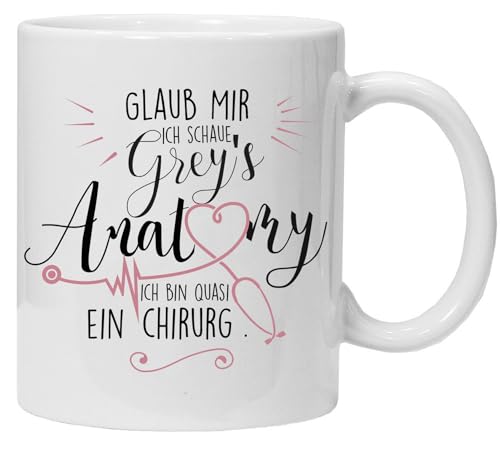 Tasse mit Spruch | Greys Anatomy Tasse | lustige geschenke | kaffeetasse | abschied kollegin | rentner geschenk mann | geschenk schwester | tasse lustig von Acen Merchandise
