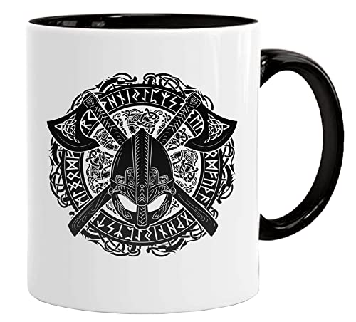 Wikinger Tasse| Warrior Shield | Kaffee säuft Kaffee-Becher Geschenk Geschenkidee für alte Männer Papa Opa Kaffeetasse Wikinger-Motiv Tasse mit Spruch | Kaffeetasse | Kaffeetasse | tassen von Acen Merchandise