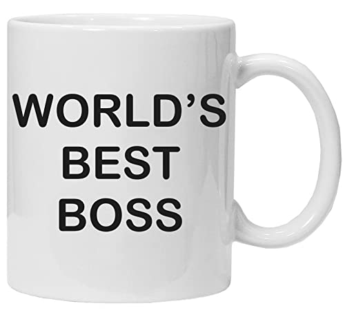 World's Best Boss - Tasse mit Spruch, Arbeit Kollegen Gag Job witzig Teetasse von Acen Merchandise
