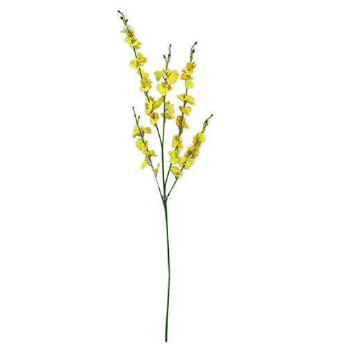 AchidistviQ-1 Stück künstliche Orchidee Garten DIY Party Home Hochzeit Urlaub Craft Decor – Gelb gelb von AchidistviQ