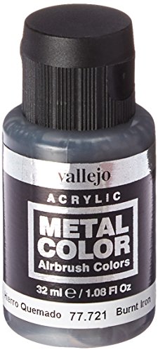 Acrylicos Vallejo 32 ml Burnt Iron Metallfarbe von Vallejo