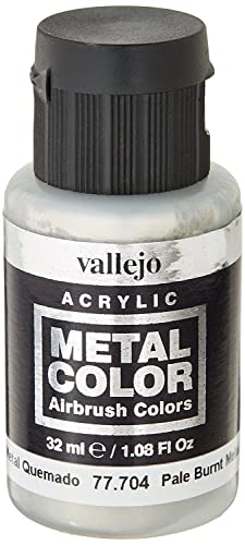 Acrylicos Vallejo 32 ml Pale Burnt Metal Metallfarbe von Vallejo