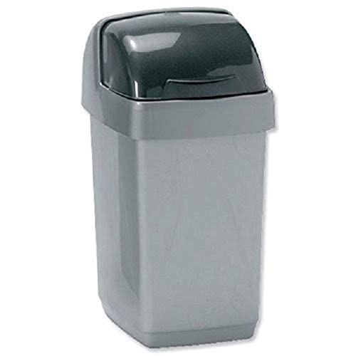 Addis 10L Roll Top Bin Metallic von Addis