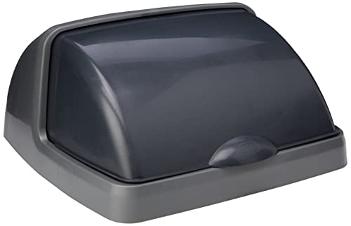 Addis Roll Top Lid for 25 Litre Bin, Metallic grau von Addis