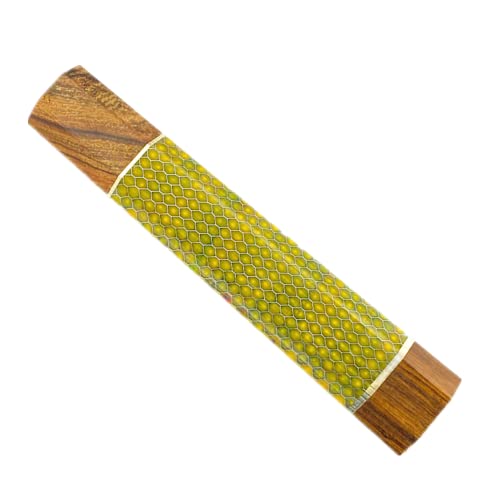 Aibote Bienenwabe Resin Messergriff Wüsteneisenholz im japanischen Stil achteckige Griffe Material Messerherstellungswerkzeug für Küchenchef Fischfiletmesser Outdoormesser (13) von Aibote