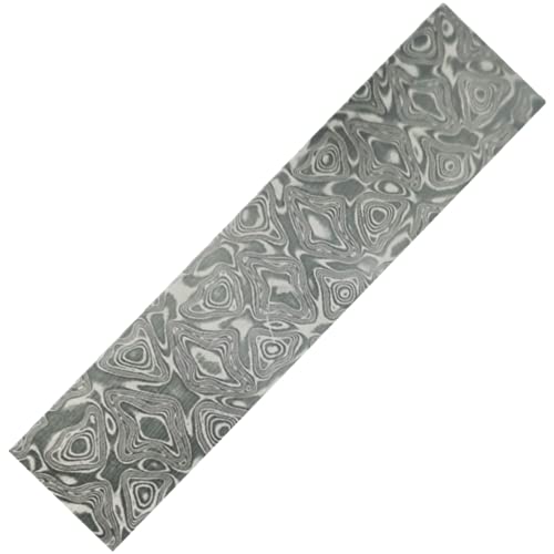 Aibote Handgefertigt VG10 Damaskus Edelstahl Bar für Messer Blanke Klinge Sch muckherstellung Besteckherstellung und für andere Herstellungszwecke (Schaum,160x30x3mm) von Aibote