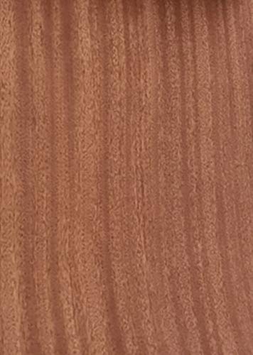Aibote Hojas de Restauración de Chapa de Madera Hechas a Mano Pegatina de Madera de Sapeli Natural Material de Bricolaje Hojas de Restauración de Muebles (26x250cm) von Aibote