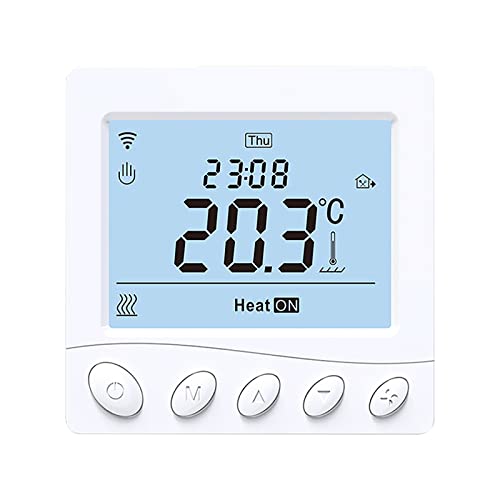 WiFi Thermostat Fussbodenheizung Wasser, Smart Thermostate Programmierbares Heizungsthermostat Raumthermostat Kompatibel mit Smart Life/Tuya App Alexa Google Home (3A für Wassererwärmung 230V) von Ailgely