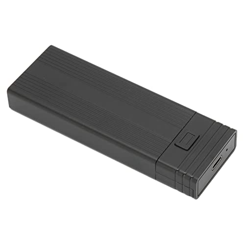 Airshi Nvme SSD-Gehäuse, OTG-Funktion 4 in 1 USB3.0 M Key SSD-Gehäuse M.2 NVME/NGFF Aluminiumlegierung für Telefon (Schwarz) von Airshi