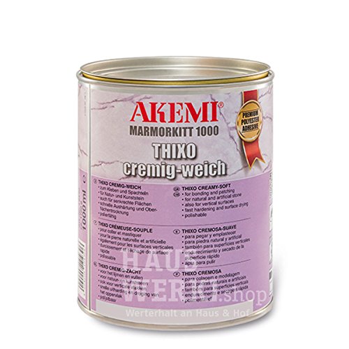 AKEMI Marmorkitt 1000 Thixo, juragelb, 1000 ml von Akemi