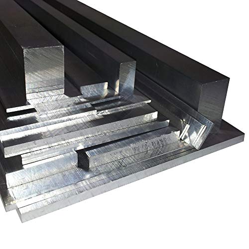 Alu Flachstange Aluminium 100 x 5 mm AlMgSi0,5 Profil Aluprofil Flach Alu Stange Flachmaterial (600 cm (3 Stck. á 200 cm)) von AlMgSi0,5