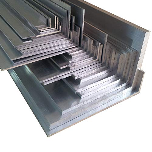 Aluwinkel 100 x 50 x 5 mm Winkelprofil ungleichschenklig Alu Winkel Aluprofil Aluminiumprofil L Profil aus Aluminium (600 cm (3 Stck. á 200 cm)) von AlMgSi0,5