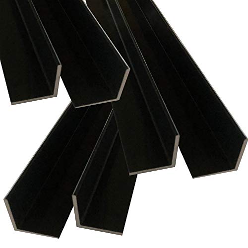 Aluwinkel 25 x 25 x 2 mm Winkelprofil RAL 7016 anthrazit pulverbeschichtet gleichschenklig Alu Winkel Aluprofil Aluminiumprofil L Profil aus Aluminium (600 cm (4 Stck. á 150 cm)) von AlMgSi0,5