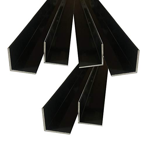 Aluwinkel 30 x 30 x 2 mm Winkelprofil RAL 7016 anthrazit pulverbeschichtet gleichschenklig Alu Winkel Aluprofil Aluminiumprofil L Profil aus Aluminium (600 cm (3 Stck. á 200 cm)) von AlMgSi0,5