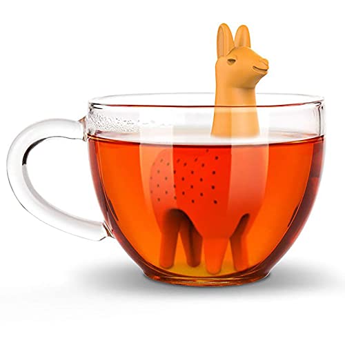 Alihoo Tee Infuser, 2-Stück Silikon teesieb teeei teefilter Tea Infuser teekugel, teefilter (2St.Alpaka) von Alihoo