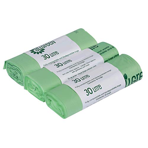 All-Green 30l-36 Kompostierbare Müllbeutel, 30 Stück, grün, 1 Count (Pack of 3), 3 von All-Green