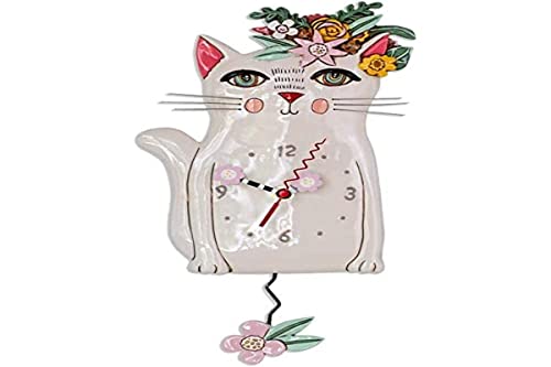 Allen Designs Pretty Kitty Uhr, Mehrfarbig von Allen Designs
