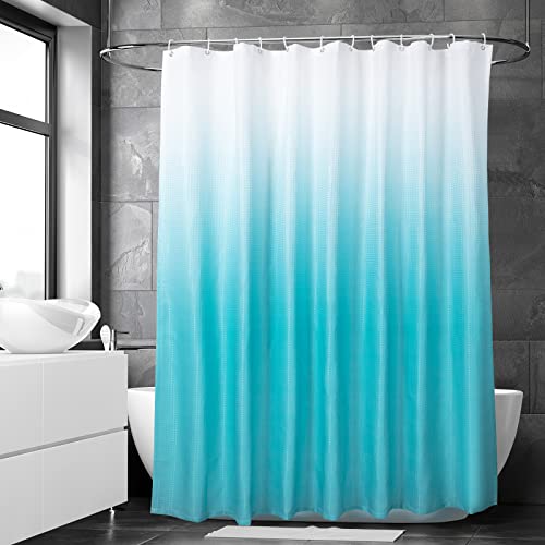 Allinside Duschvorhang, wasserabweisender, maschinenwaschbarer Polyester-Badezimmervorhang, mit 12 Plastikhaken, 180 x 180 cm von Allinside
