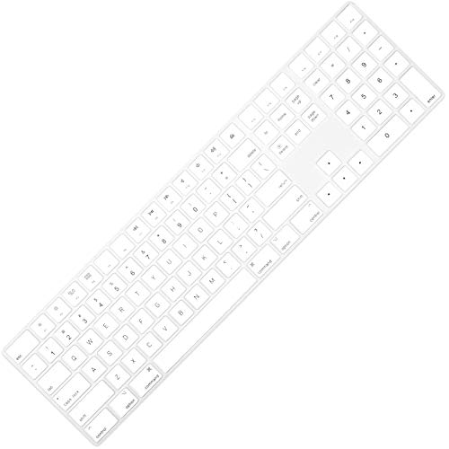 Allinside Transparente Hülle für Apple iMac Magic Keyboard mit Ziffernblock MQ052LL/A A1843 US-Layout von Allinside