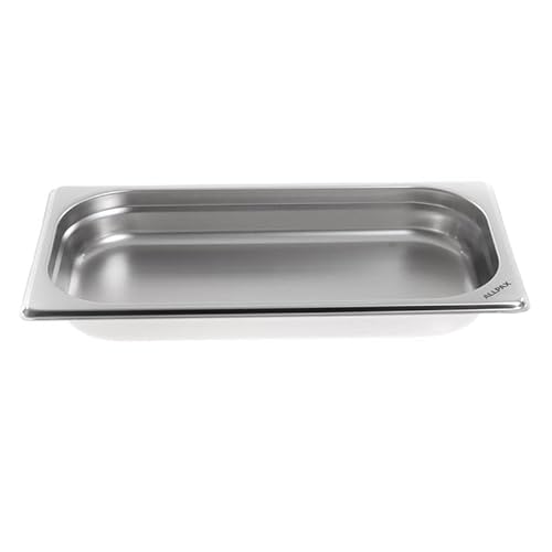 Allpax GN Behälter 1/3 Edelstahl - Höhe 40 mm - lebensmittelechter & hitzebeständiger Gastronormbehälter, zum Abtropfen oder als Gareinsatz im Chafing Dish von Allpax