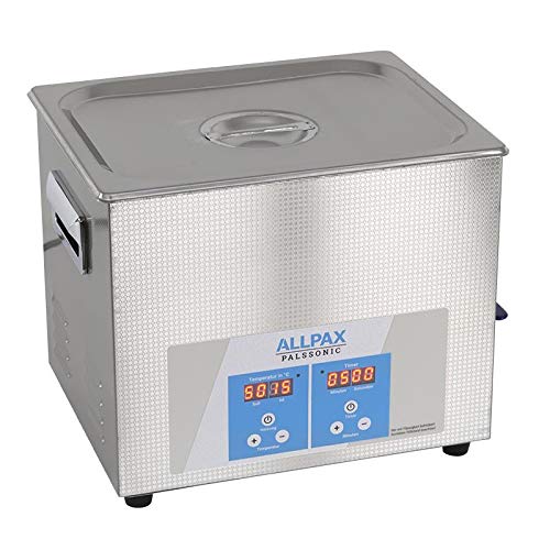 Allpax PALSSONIC Eco Ultraschallreiniger UD10, 10,8 Liter - mit Heizung - Reinigung von mittelgroßen Gegenständen wie Werkzeuge, medizinische Instrumente etc. von Allpax