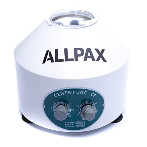 Allpax Tischzentrifuge Low Speed, Kreisrotor für 6 x 20 ml, 300-4000rpm /1790xG, 0-30 min, von Allpax